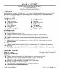 Free finance manager resume 2. Assistant Finance Manager Resume Example Manager Resumes Livecareer