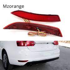 Car Led Tail Light Parking Warning Rear Bumper Reflector Lamp Auto Light For Vw Volkswagen Jetta 2011 2012 2013 Vw Volkswagen Volkswagen Jetta Led Tail Lights