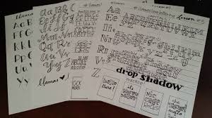 Practice sheets for creative handwriting, simple lettering and modern calligraphy for women . The Ultimate List Of Free Hand Lettering Resources Sublime Reflection