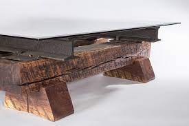 Maybe it's just me, but i like real wood furniture. Railroad Tracks Coffee Table