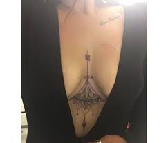 Sternum Tattoo Mandala Dotwork Tattoos Tattoos For Women Sternum Tattoo
