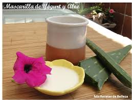 Resultado de imagen para imagen pepino aloe y yogurt