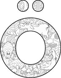 O Harfi Mandala Calismasi Boyama Sayfalari Harfler Boyama Kagidi