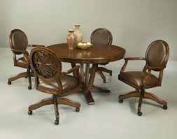 Bernhardt normandie manor 5pc round dining room set with large. 10 Swivel Tilt Caster Dining Sets Ideas Dining Dinette Sets Dinette