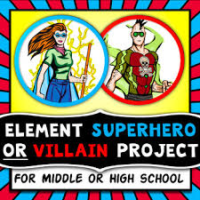 Element Superhero Project Research Project Chemistry Distance Learning Element Project Research Projects Periodic Table Project