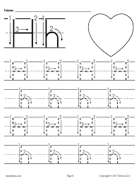 Printable Letter H Tracing Worksheet With Number And Arrow Guides Alphabet Tracing Worksheets Letter H Worksheets Letter Worksheets For Preschool