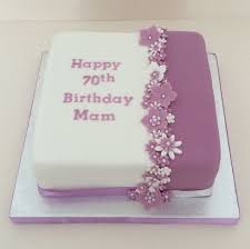 Image Result For 70th Nan Cake 70th Birthday Cake Birthday Cakes For Women Mom Cake