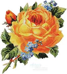Unique cross stitch patterns for modern cross stitchers. Antique Yellow Rose 2 Cross Stitch Pattern By Tereena Clarke Crosstitch Com