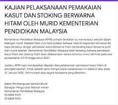 Kekristenan atau kristianitas atau agama kristen adalah agama abrahamik monoteistik berasaskan riwayat hidup dan ajaran yesus kristus, yang merupakan inti sari agama ini. Kpm Minta Sekolah Bantu Kajian Isu Kasut Stoking Hitam