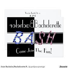 Joint bachelor bachelorette party invitations. Pin On Bachelorette Party Invitations