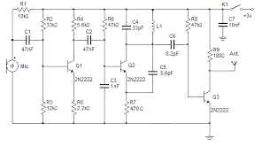 Coming out of the rf circuit it goes into an rf amplifier and then into the antenna. Wireless Microphone Schematic Diagram