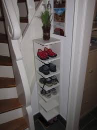 Diy industrial shoe rack from two feet first 30 Cool Clever Shoe Storage For Small Spaces Simple Life Of A Lady