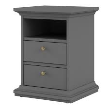 Maybe you would like to learn more about one of these? Paris Grey 2 Drawer Bedside Cabinet Chesterfield Ashgate Furniture Co