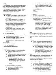 An obligation in finance is the responsibility to meet the terms of a contract. Constructive Fulfillment Of Resolutory Condition Example