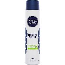 Welcome to nivea men global. Nivea Men Sensitive Protect Aerosol Antiperspirant Deodorant 250ml Woolworths