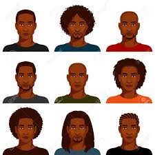 African american hairstyles clipart, black hairstyles clip art, curls, cornrows png, box braids clipart, hair twists, commercial use justpsd 5 out of 5 stars (3,657) sale price $6.30 $ 6.30 $ 9.00 original price $9.00 (30% off. African American Men With Various Hairstyles Royalty Free Cliparts Vectors And Stock Illustration Image 41708962