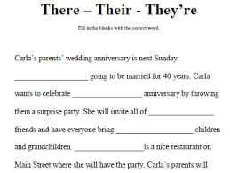 As we advance on students will write their own original thoughts while using these words in the correct. There Their They Re Worksheet Fill In The Blank Teaching Resources