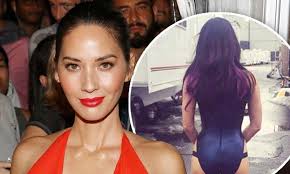 Apocalypse star olivia munn proved that she still has her psylocke sword skills in a new video. Olivia Munn Posts Snap Of Her Derriere While In Costume For X Men Apocalypse Daily Mail Online