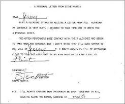 8 Celebrity Tactics For Responding To Fan Mail Steve Martin Letters Of Note Lettering