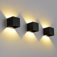 moderne vierkante led wandlamp 3 w 2 stks armatuur wandlamp 110 v 220 v led trap licht slaapkamer badkamer wan muur verlichting wandlamp slaapkamer verlichting