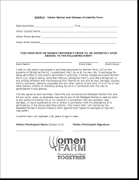 A liability release waivers can be used both before and after the incident. Free Printable Release And Waiver Of Liability Agreement Form Generic