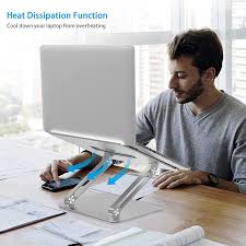 Keeps you organized as it frees up precious desk space. Boyata Laptop Stand Multi Angle Stand With Heat Vent Amazon De Computers Accessories