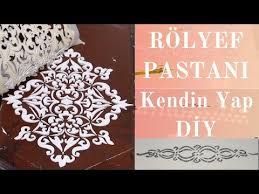 mobilya donusumlerinde genelde rolyef pasta cesitlerini ozellikle masif ahsap gorunumu yani dokulu budak yaparken ya da kendin yap elisi fikirleri stencil