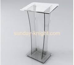 Acrylic Podium Pulpit Lectern Podium Table Rostrum Design Afk 041 Acrylic Furniture Lectern Design