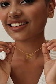 Cat Name Necklace By TSK Silver