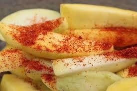 Kupas mangga, dan potong sesuai selera. Intlsfciknsaem