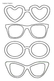 Sunglasses coloring page from clothes and shoes category. Sunglasses Coloring Pages Coloring Home