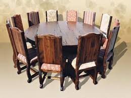 Dining Room Rustic Round Dining Table Design Image 5 Round Dining Table Design That Looks Round Dining Room Table 12 Seat Dining Table Large Dining Room Table