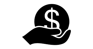 Dollar Coin On Hand Free Vector Icons Designed By Freepik In 2021 Vector Icon Design Price Tag Design Vector Free