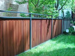 Metal Fence With Wood J Franco Steel Porches Wood And Wrought Iron Fences Wood Fence Design Fence Design Wrought Iron Fences