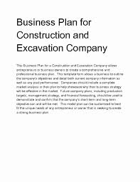 Construction Business Plan Template Beautiful Sample Business Plan For Construction Pany In 2020 Business Planning Business Plan Template How To Plan