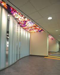 Nw Regional College Omagh With Patterned Backlit Barrisol Ceiling Design Cafe Design Retail Inspiration