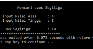 We did not find results for: Program Menghitung Luas Segitiga Dengan C Anak It