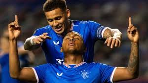4' lech poznan player pedro tiba strike shot on target, successfully cleared by the rangers. Rangers 1 0 Lech Poznan Alfredo Morelos Equals Ally Mccoist S Euro Record Bbc Sport