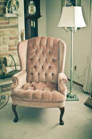 dusky pink plush velvet wingback chair inspired to have this by miss audrey s room in the paradise velvet wingback chair wingback chair european home decor