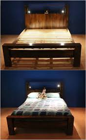 To start, i cut the headboard and footboard panels down to 32″ (i kept the height of the bed the same as the plans). 21 Diy Bed Frame Projects Sleep In Style And Comfort Diy Crafts