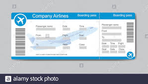 Maybe you would like to learn more about one of these? Flugzeug Boarding Pass Vorlage Leere Flugticket Stock Vektorgrafik Alamy