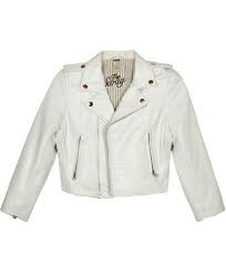 The Sway Byron Cropped White Leather Jacket White Leather Jacket Leather Jacket Jackets
