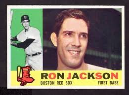 1960 TOPPS RON JACKSON LIGHT BACK CARD NO:426 NEAR MINT CONDITION
