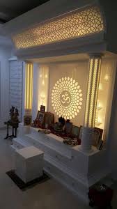 Acrylic Solid Surface Mandir Pooja Room Design Pooja Rooms Temple Design For Home