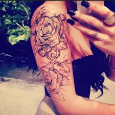 A rich and colorful gallery of rose tattoo designs and ideas for both men and women. Arm Tattoo Shoulder Tattoo Rose Tattoo I Lt 3 Tattoos Honey