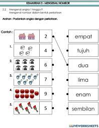 Menamakan nombor 11 hingga 20. Nombor 1 Hingga 10