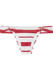 vix bia low rise chain embellished striped bikini briefs modesens