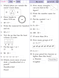This page has a collection of color by number worksheets appropriate for kindergarten through. Mental Math Grade 1 Day 44 Math Mental Maths Worksheets Mental Math