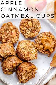 Apple Cinnamon Oatmeal Cups Recipe Apple Cinnamon Oatmeal Apple Breakfast Recipes Oat Recipes Healthy
