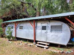 .030 exterior metal 7' interior height. 1958 Spartan Trailer Sierra Pines Resort
